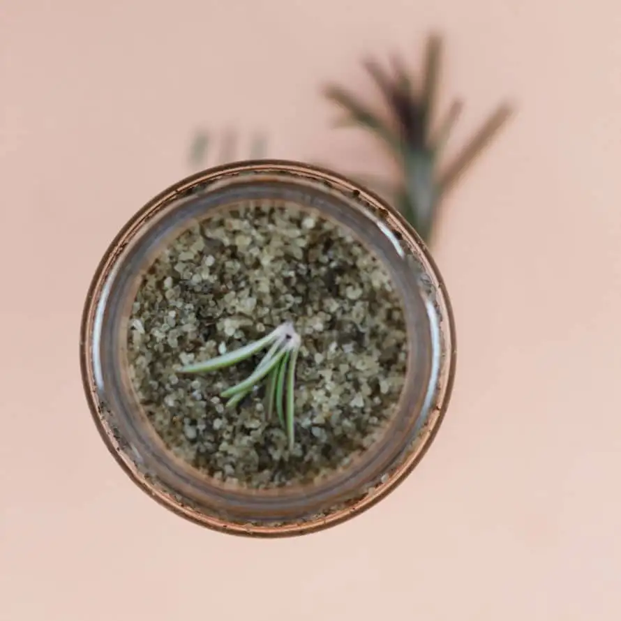 Salt Body Scrub Rosmary